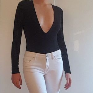 V cut bodysuit